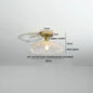 DecorBites™ Glass LED Ceiling Light for Corridor Balcony Modern Indoor Lighting