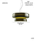 DecorBites™ Large Glass Pendant Light Dining Table Kitchen Island Lamp