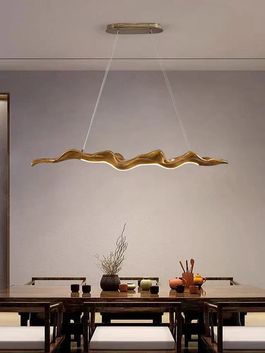 DecorBites™ Leaf Pendant Lights: Dimmable RC Hanging Lamp for Indoor Decor Lighting