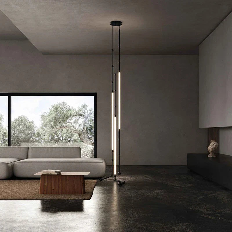 DecorBites™ Linear Creative Chandelier for Living Room Lobby, Bedroom, Hotel, Restaurant Lighting