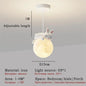 DecorBites™ Kids Room LED Chandeliers White Bear Bunny Pendant Light Glass Bedside Lamp