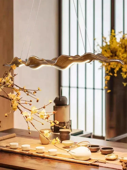 DecorBites™ Leaf Pendant Lights: Dimmable RC Hanging Lamp for Indoor Decor Lighting