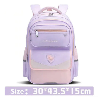 Sun Eight Orthopedic School Bag Grade 3-6 Primary Student Shoulder Backpack Large Capacity Light Water Proof Mochilas Escloares