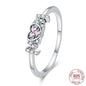925 Sterling Silver Ring Ladybug Fashion Ring MOM Butterfly Ring