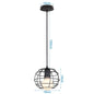 DecorBites™ Industrial Metal Ball Pendant Light for Bedroom Kitchen Island