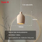 DecorBites™ LED Chandelier: Minimalist Cement Hanging Light for Bedroom and Living Room