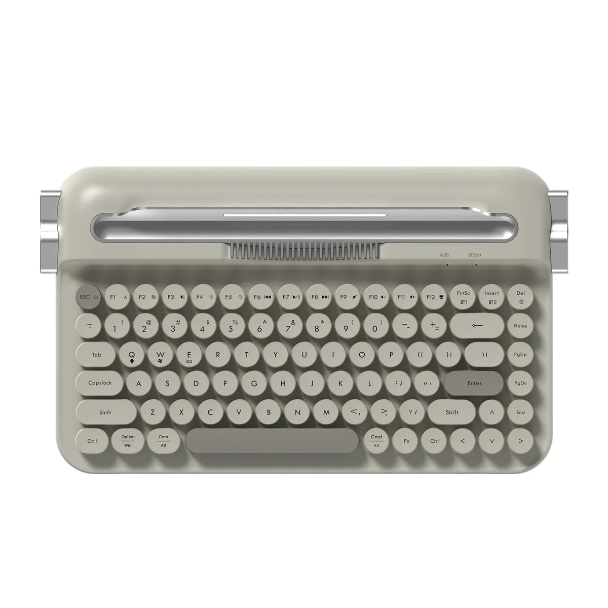 AF84 Bluetooth Wireless 2.4G Dual-mode Retro Keyboard with Multi-device Support and Built-in Slot Fixed