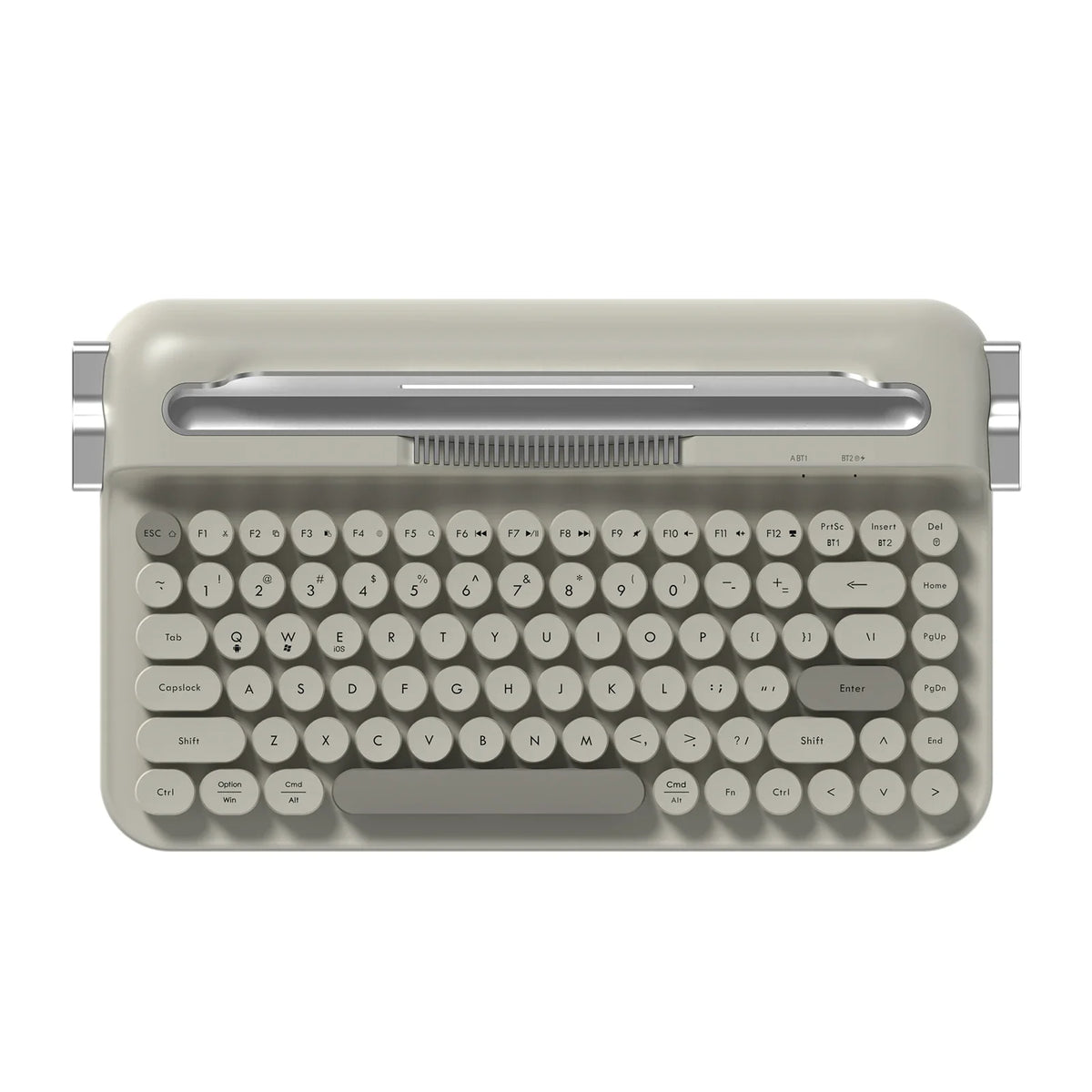 AF84 Bluetooth Wireless 2.4G Dual-mode Retro Keyboard with Multi-device Support and Built-in Slot Fixed