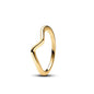 Gold Color Sun Heart Bow Size 6 7 8 9 Ring Rings for Trenday Women