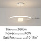 DecorBites™ LED Chandelier: Modern White Hanging Light for Living Room Kitchen, Indoor Decor Lamps