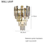 DecorBites™ Golden Crystal Chandelier: Postmodern Luxury Round Chandelier for Living Room