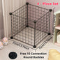 DIY Pet Fence Panels Simple Wire Mesh Panels for Rabbit Cat and Dog Cages Stackable Assembleable Fences Multi Functional Cages