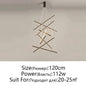 DecorBites™ LED Chandelier: Modern Luster Lighting for Stair Hall Bedroom Room Duplex Building