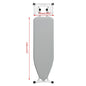 Home Universal Silver Coated Padded Ironing Board Cover Pad Heavy Heat Resistant