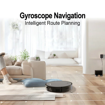 Robot Vacuum Cleaner Combo and Mop 6000PA Strong Suction  Robotic App& Remote Control Self-Charging Smart Mapping for Pet Hair
