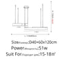 DecorBites™ LED Chandelier: Modern Indoor Lighting for Bedroom, Living Room, Study Hall