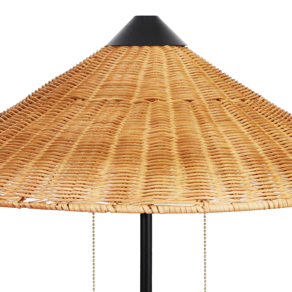 68 Inch Floor Lamp Minimalist Rattan Lampshade Traditional Style Lamp