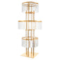 5 Tiers Gold/silver Wedding Centerpieces Flower Stand Vase Centerpiece