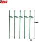 Adjustable Plant Support Rod Garden Stakes Shrub Flower Stick Tomatoes Vine Orchid Stand Potted Plants Holder Pole with Clip