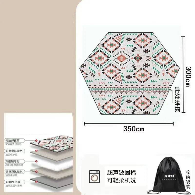 Camping Mat Outdoor Portable Ultra-Light Waterproof Picnic Blanket