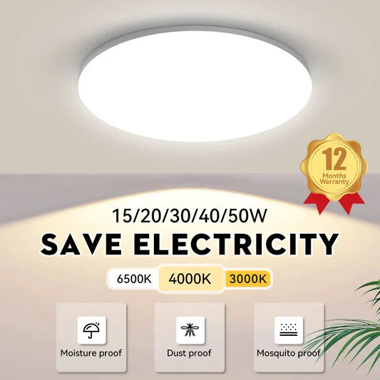 DecorBites™ LED Ceiling Chandelier: Modern 220V Living Room Light Fixture with Ultrathin Design