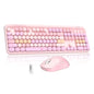 MageGee V920 Wired Game Keyboard Wireless Three DPI Adjustable Mouse Set 104 Keys Power Saving For Laptop Tablet PC Accessories