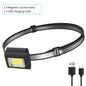 Multifunctional LED Portable Light with Magnetic Charging Light Clothespin Running Light Silicone Work Headlight Dog Chain Light