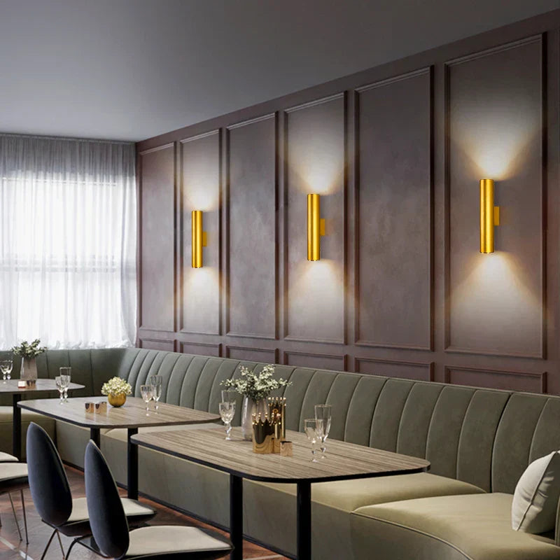 DecorBites™ LED Aluminum Wall Lamp for Indoor Lighting Decor in Living Room, Bedroom, Dining & Bedside.