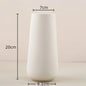 DecorBites™ Gradient Ceramic Vase Cylinder Desk Decoration Floral Vases Modern Room Decor
