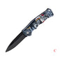 1PC,Heavy Duty Box Cutter Folding Knife Stainless Steel Fruit Peeling Knife Camping Portable Knife Tactical Tools Utility Knife