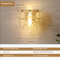 DecorBites™ Luxe Crystal Glass Wall Lamp for Aisle, Living Room, Bedroom & Corridor Lighting