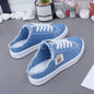 Spring Summer Women Canvas Sneaker Low Top Denim Sneakers Ladies
