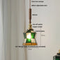 DecorBites™ Glass LED Pendant Lamp Walnut Wood Copper Switch Nordic Hanging Light