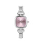 1PC 's Stainless Steel Round Simple Watch Bracelet Bangle for Friend