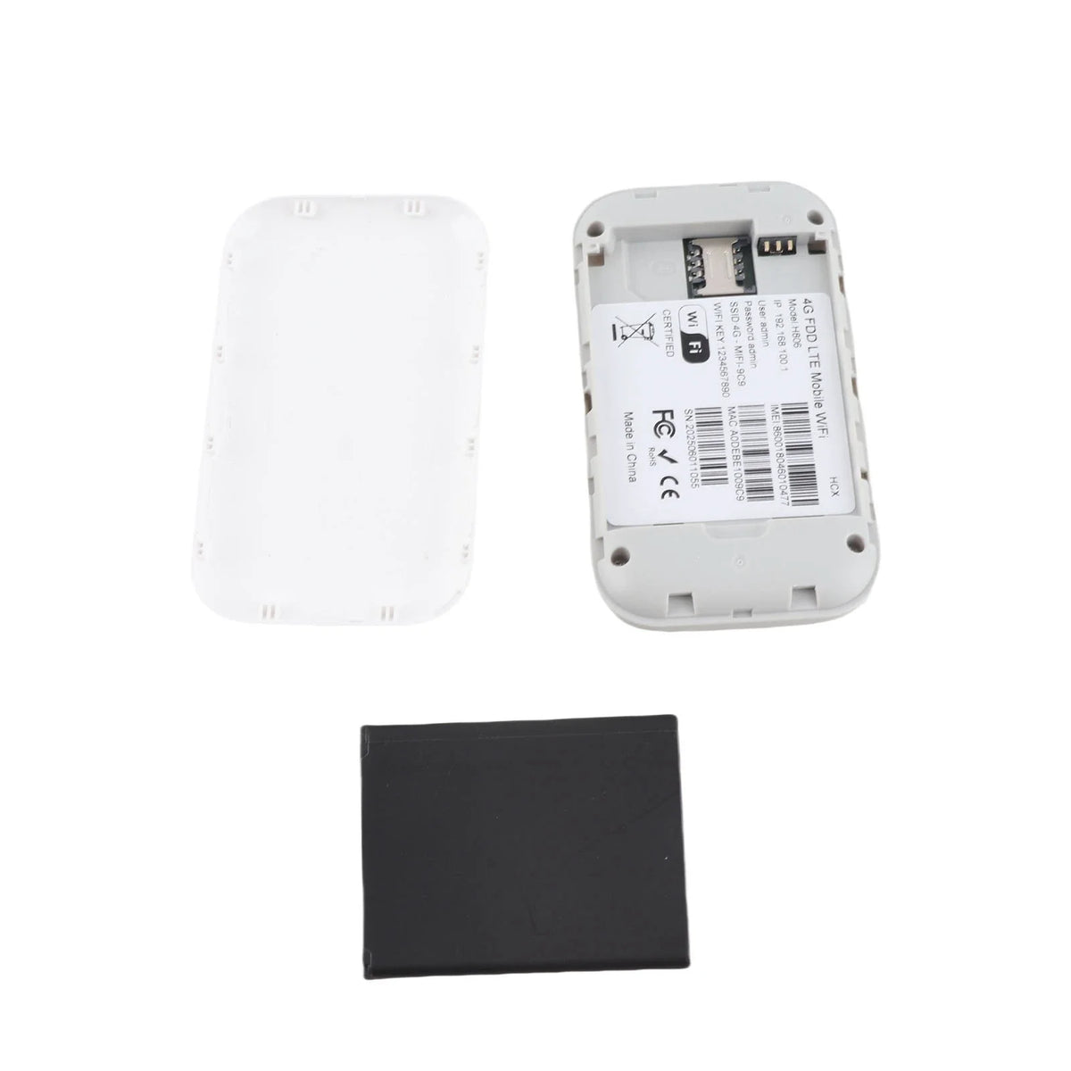 Portable 300Mbps 4G WiFi Hotspot Plug and Play Support 10 Devices Travel Mobile Hotspot with SIM Card Slot for Motorhome
