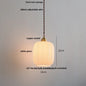 DecorBites™ Glass LED Pendant Lamp | Adjustable Nordic Hanging Light