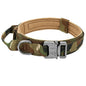 Military Tactical Dog Collar Nylon Dogs Collars Durable Pet Training Necklace Adjustable For Medium Large Dogs French Bulldog