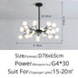 DecorBites™ LED Firefly Chandelier: Modern Nordic Ceiling Lights for Luxury Home Decor