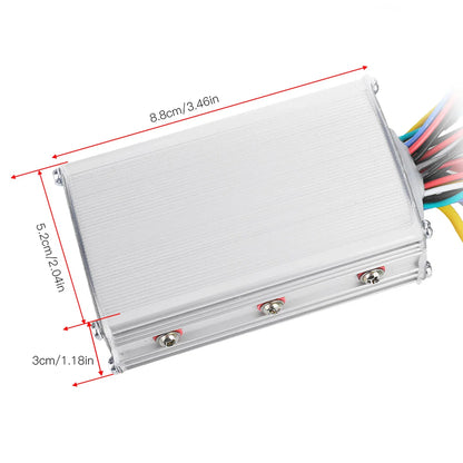 Electric Bike Controller 24V‑48V 13A Brushless Controller with LCD Display Panel E-scooter Meter Control for 22.5mm Handlebar