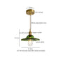 DecorBites™ Green Glass LED Pendant Light Fixture - Modern Nordic Hanging Lamp