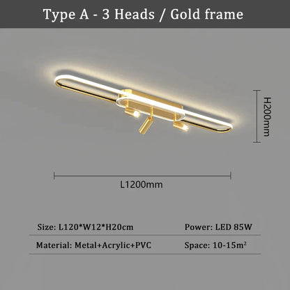 DecorBites™ LED Chandelier: Modern Ceiling Lighting for Living Dining Bedroom Kitchen Aisle