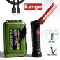 360° Rotating LED Work Light Sets 5 Modes USB Rechargeable Magnetic Base Hanging Hook Waterproof for Garage Auto Repair Camping