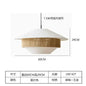 DecorBites™ Japanese Hemp Rope Chandelier for Kitchen, Bedroom, and Hotel - Minimalist Home Decor