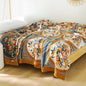 DecorBites™ Japanese Cotton Gauze Flower Blanket: Soft and Breathable Summer Throw