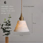 DecorBites™ Japanese Ceramic Pendant Light Scandinavian Style Luxury Lamp
