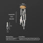 DecorBites™ LED Pendant Chandelier for Living & Dining Room Luxury Lighting Fixture