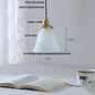 DecorBites™ Glass LED Pendant Lamp, Modern Nordic Style, Adjustable 2m Wire, Copper Socket