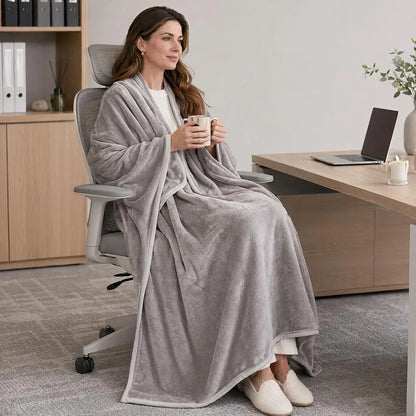 Foldable Blanket Solid Color Flannel Throw Blanket Lightweight Plush Bed Cover Soft Fuzzy Sofa Blanket for Cozy Nap Sleeping