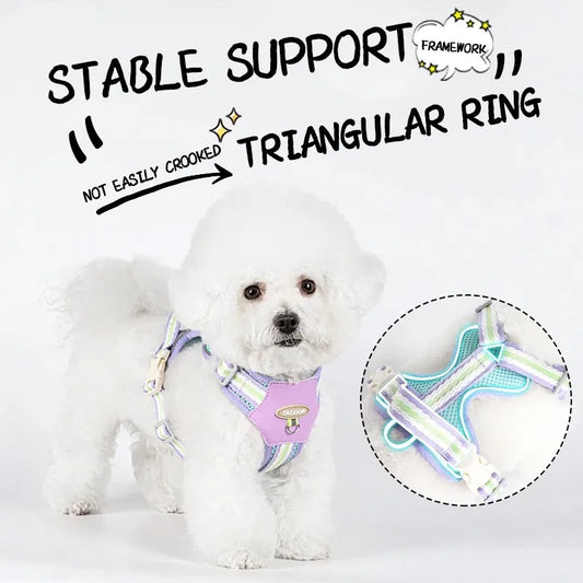 Dog Collars Leash Pet Collar Big Harness Tactical Vest Supplies Pets Dogs Things Small Accessories Cats Puppy Chest Products