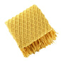 DecorBites™ Knitted Wool Blanket - Soft Nordic Throw for Sofa, Bed, or Office